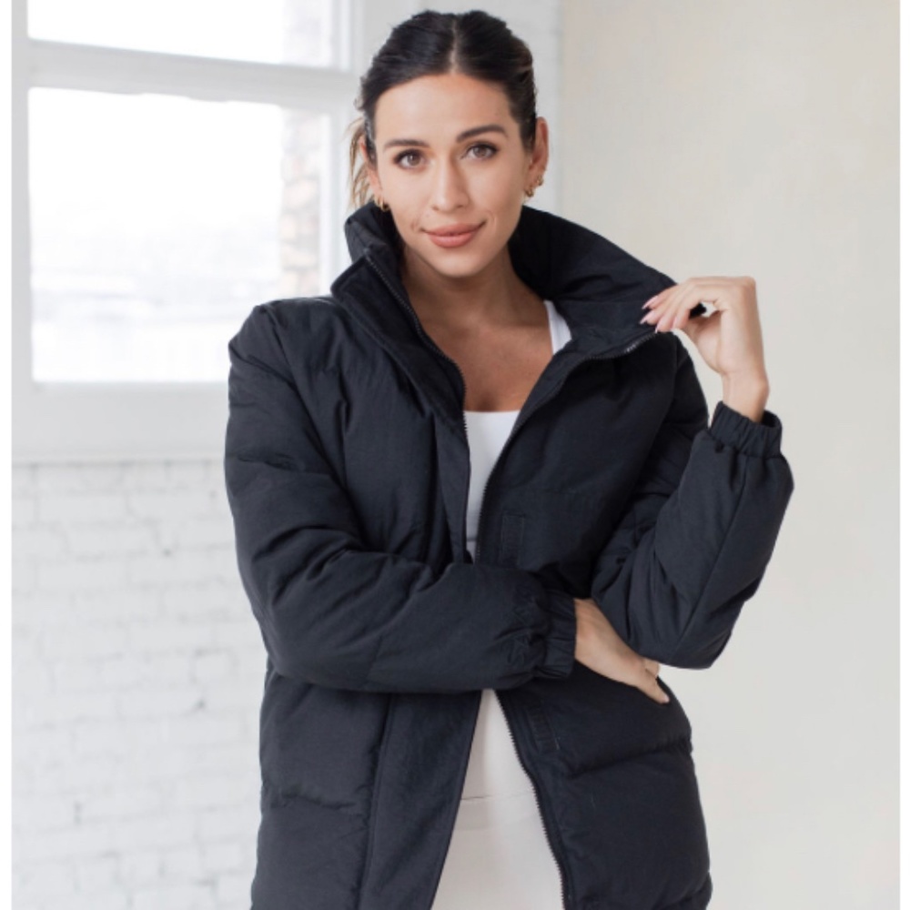 Savvi Black Kendra Puffer Jacket